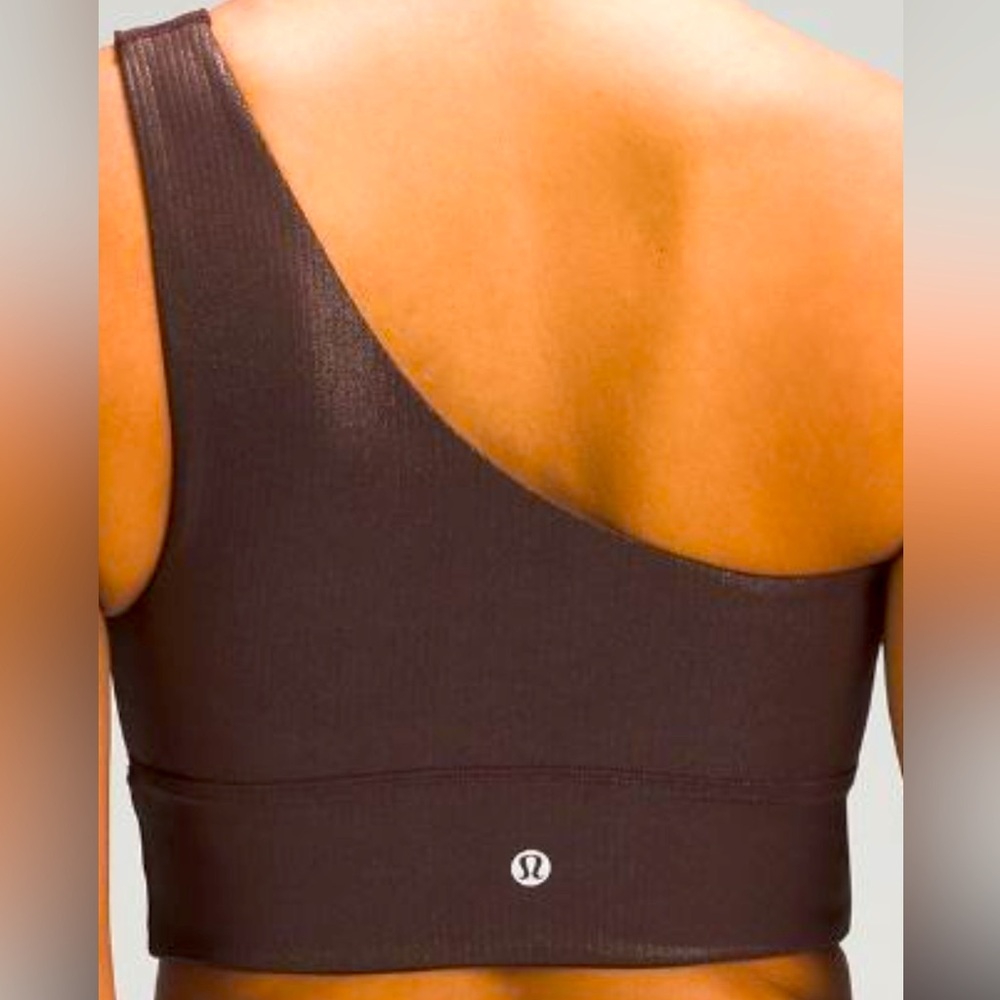 LULULEMON ALIGN ASYM RIB BRA C/D SHINE NWT - Picture 2 of 5